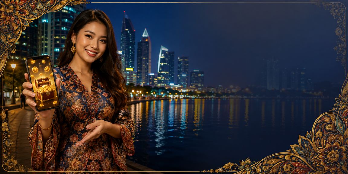Suasana pertaruhan Petaling Jaya dengan rekaan batik Malaysia moden